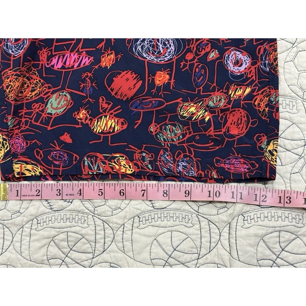 Vilebrequin Men Swim Shorts Graffiti Pattern Tag Size‎ XXL